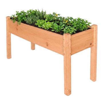Paaugstināta dobe Relaxdays 10052309_57, ar stādīšanas ieliktni, 127 × 76 × 46 cm