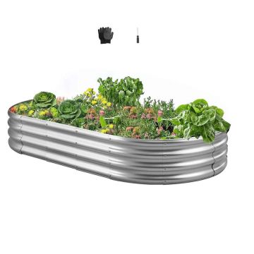 Paaugstinātā dobe VEVOR GM61001-L, ar atvērtu apakšu, 180 × 90 × 30 cm