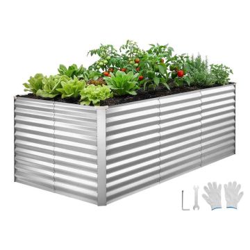 Paaugstinātā dobe VEVOR YJ-ZZC012, Sudraba, 240 × 86 × 120 cm
