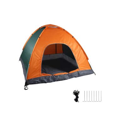 Pludmales telts Relaxdays, 2–3 vietām, 200 × 135 × 200 cm