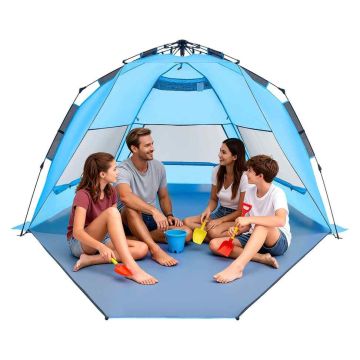 Пляжная палатка VEVOR YL-beach5A, на 4 человек, 250 × 145 × 130 см