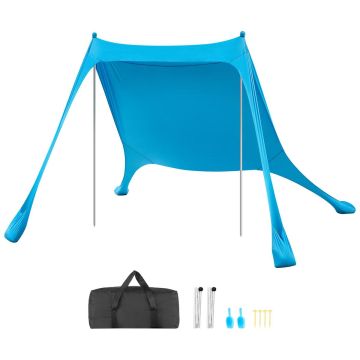 Pludmales nojume VEVOR TM002, 230 × 230 × 200 cm