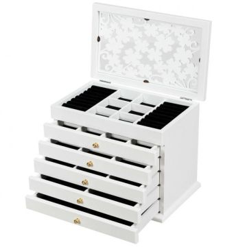 Jewelry box, 5 drawers, 29.97 × 19.05 × 24.89 cm