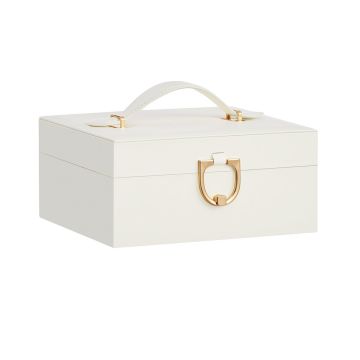 Rotaslietu kastīte SONGMICS JBC208WD01, 2 līmeņu, 17 × 20,5 × 9,5 cm