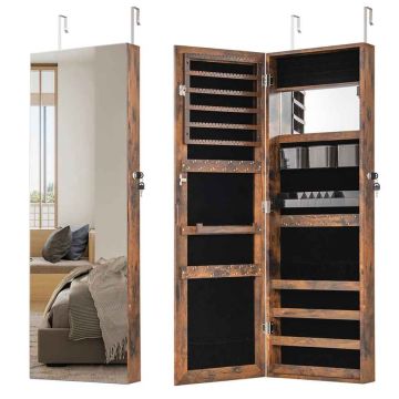 Jewelry cabinet, With mirror, 37 × 110 × 10 cm