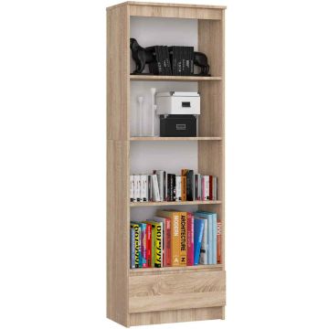 Напольный стеллаж CLP R60, 4 полки и 1 ящик, 60 × 180 × 35 см