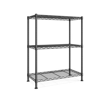 SONGMICS free-standing shelf, 3 levels, 30 × 60 × 77 cm