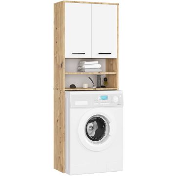 Напольный шкаф для ванной FIN 2D, 2 дверцы, разноцветный, 64 × 180 × 30 см