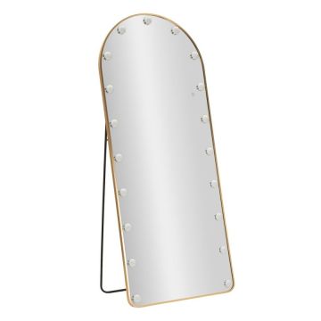 Uz grīdas novietojams LED spogulis Hollywood, 70 × 170 × 6 cm