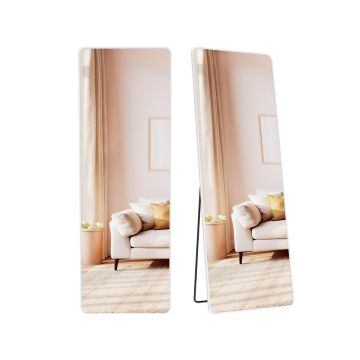SONGMICS free-standing mirror, Rectangular, White, 160 × 50 cm