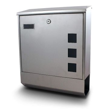 Почтовый ящик Bituxx, с держателем для газет, 350 × 423 × 122 мм