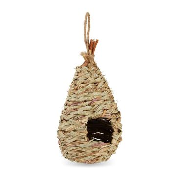 Putnu namiņš Relaxdays 10031001.0, 1 gab, Brūns, Ø 12 × 29 cm