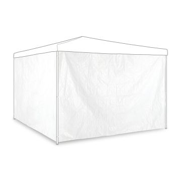 Paviljona sānu paneļi Relaxdays, 2 gab, Balti, 300 × 200 cm