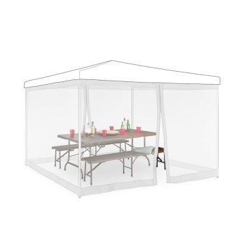 Paviljona kukaiņu tīkls Relaxdays 10035878.0, 2 sānu paneļi, 3 × 3 m