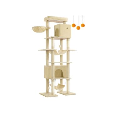 Когтеточка для кошек 78x48x201см., бежевая