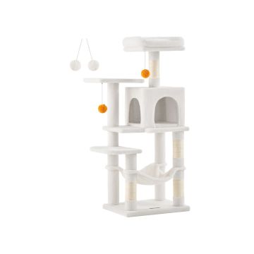 Когтеточка для кошек 45x35x112 см., бежевый/бежевый