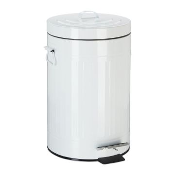 Pedāļa atkritumu grozs Relaxdays, 12 l, 26 × 42 × 34 cm