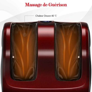 Foot and calf massager, with compression, 47.5 × 42.5 × 46 cm