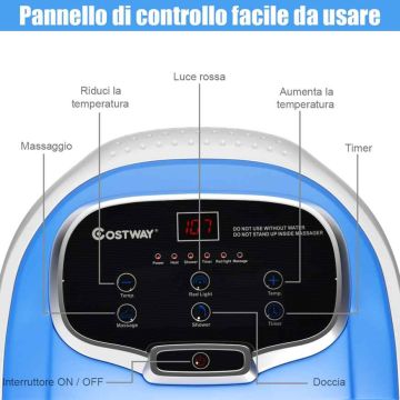 Foot massager, 6 rollers, 37.5 × 38.5 × 46 cm