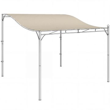 Lapenes jumta pārsegs, 3 × 3 m rāmim, Balts, 298 × 293 cm