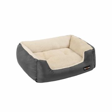Suņu gulta 80 x 65 x 20 cm ar apgriežamu spilvenu PGW004G01