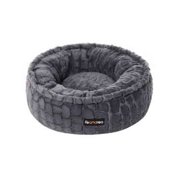 Mīksta mājdzīvnieku gulta 50 cm, pelēka