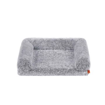 Лежанка для собаки 91x68x23см, серая