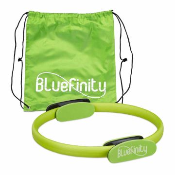 Pilates pretestības gredzens Bluefinity, 1 gab, Zaļš