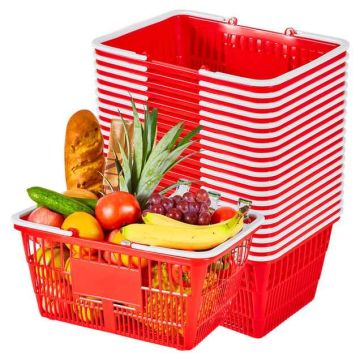 Покупательские корзины VEVOR LB-R020-9, 20 шт., 21 л