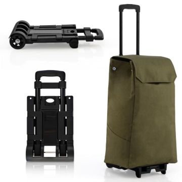 Shopping trolley, 2 uses, 23 × 32 × 44/74/96 cm