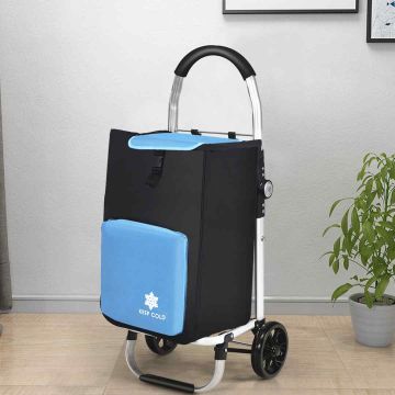 Shopping trolley, 2 wheels, 44.5 × 36 × 96.5 cm