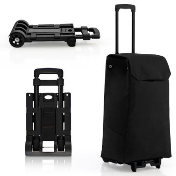 Shopping trolley, 38 l, 23 × 32 × 44/74/96 cm