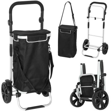 Iepirkumu ratiņi Aosom, 3 vienā, 40 l, 45,5 × 97 × 35,5 cm