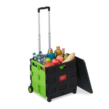 Iepirkumu ratiņš Relaxdays 10034377_53, līdz 35 kg, 45,5 × 99 × 37,5 cm