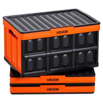 Plastmasas uzglabāšanas kastes VEVOR, 3 gab., 45 l, 525 × 360 × 300 mm