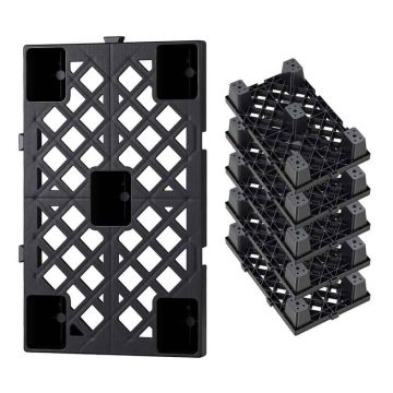 Plastmasas paletes VEVOR WSWG5050, 6 gab, 50 × 30,5 × 10 cm