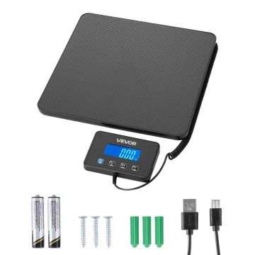 Platformas svari VEVOR P6H, 10 g/100 g precizitāte, 27,7 × 2,6 × 27,7 cm