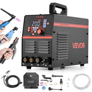 Аппарат для плазменной резки и сварки VEVOR CT-416, 3 в 1, 39 × 17 × 26 см