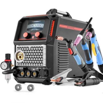 Аппарат для плазменной резки и сварки VEVOR CT-520, 5 в 1, 49 × 23 × 38 см