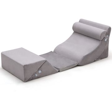 Ķīļveida spilvenu komplekts, 6 daļu, 110 × 61 × 44 cm