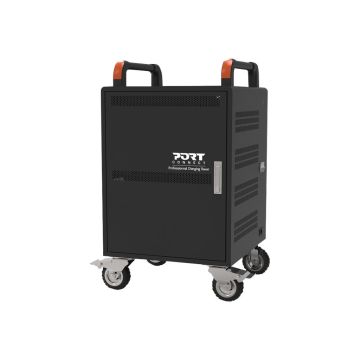 PORT CONNECT | Charging Cabinet 20 Notebooks + Rack 19" - 1 U | Warranty 36 month(s)