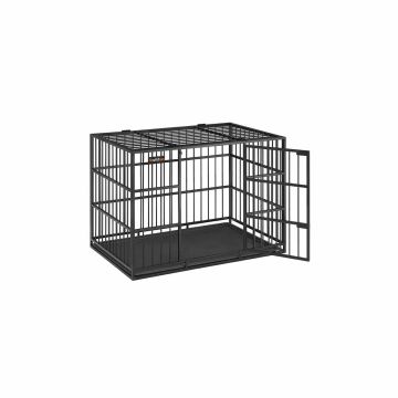 Клетка для собак 107x70x75см., черная