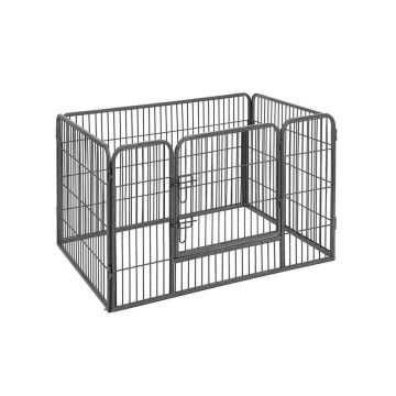Манеж для животных 122 x 70 x 80 см, черный