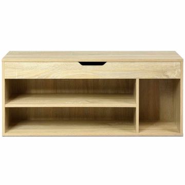 Hallway bench, 3 shelves, 104 × 48 × 30 cm
