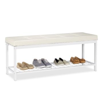 Скамья для прихожей Relaxdays 10023311_49, XXL, 115 × 49 × 40 см