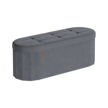 Priekšnama soliņš SONGMICS LSF297GN01, 110 l uzglabāšanas kaste, 38 × 110 × 38 cm
