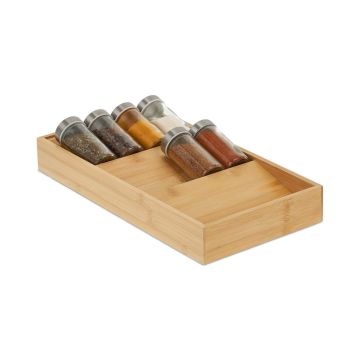 Органайзер для специй Relaxdays, 3 отделения, 20 × 5 × 38 см