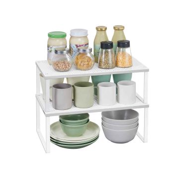 SONGMICS spice racks, 2 pcs, White