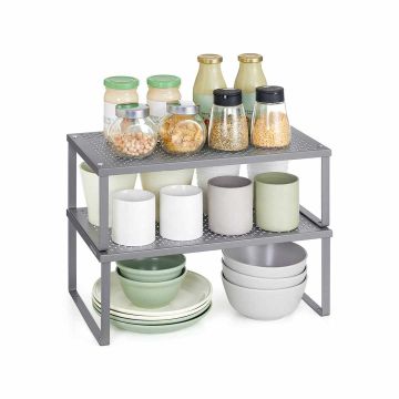 SONGMICS spice racks, 2 pcs, Silver