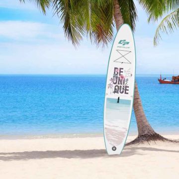 Inflatable paddle board, with accessories, 320 × 76 × 15 cm